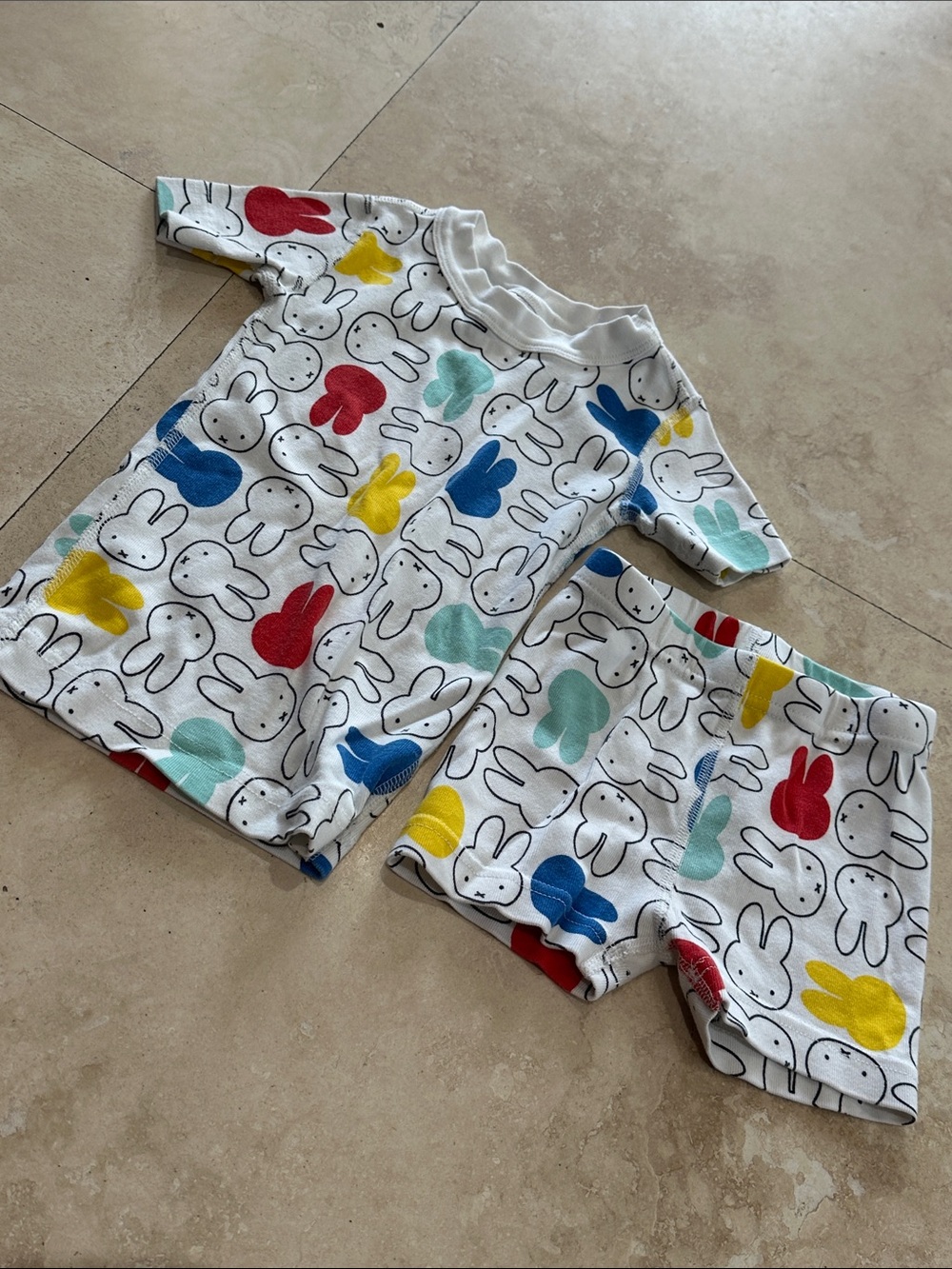 Hanna Andersson miffy bunny Short Sleeve Bunny Pajama Set